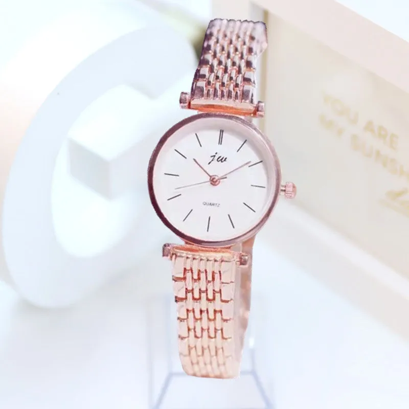 Fashion Ins Style Classic Women's Watch Women's Casual Electronic Quartz Steel Strap Student Watch