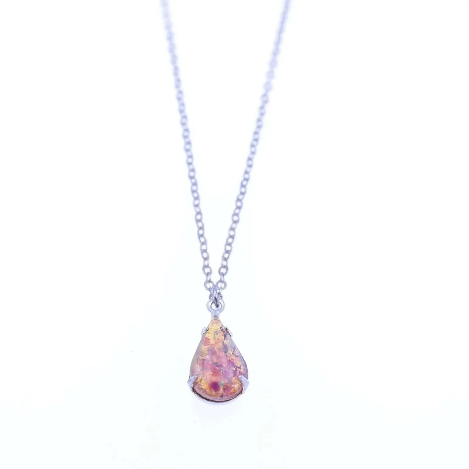 Fire Opal Necklace