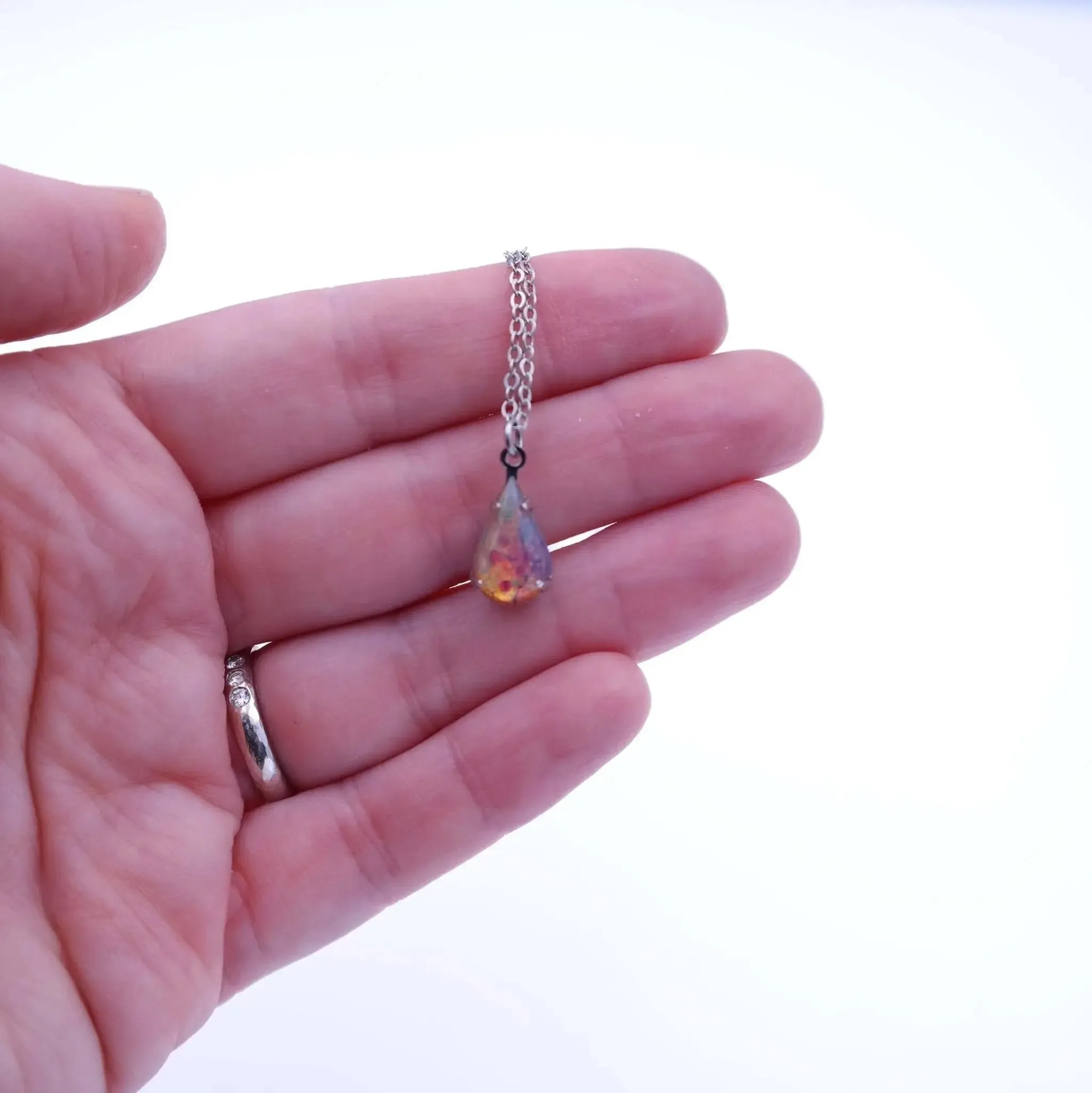 Fire Opal Necklace