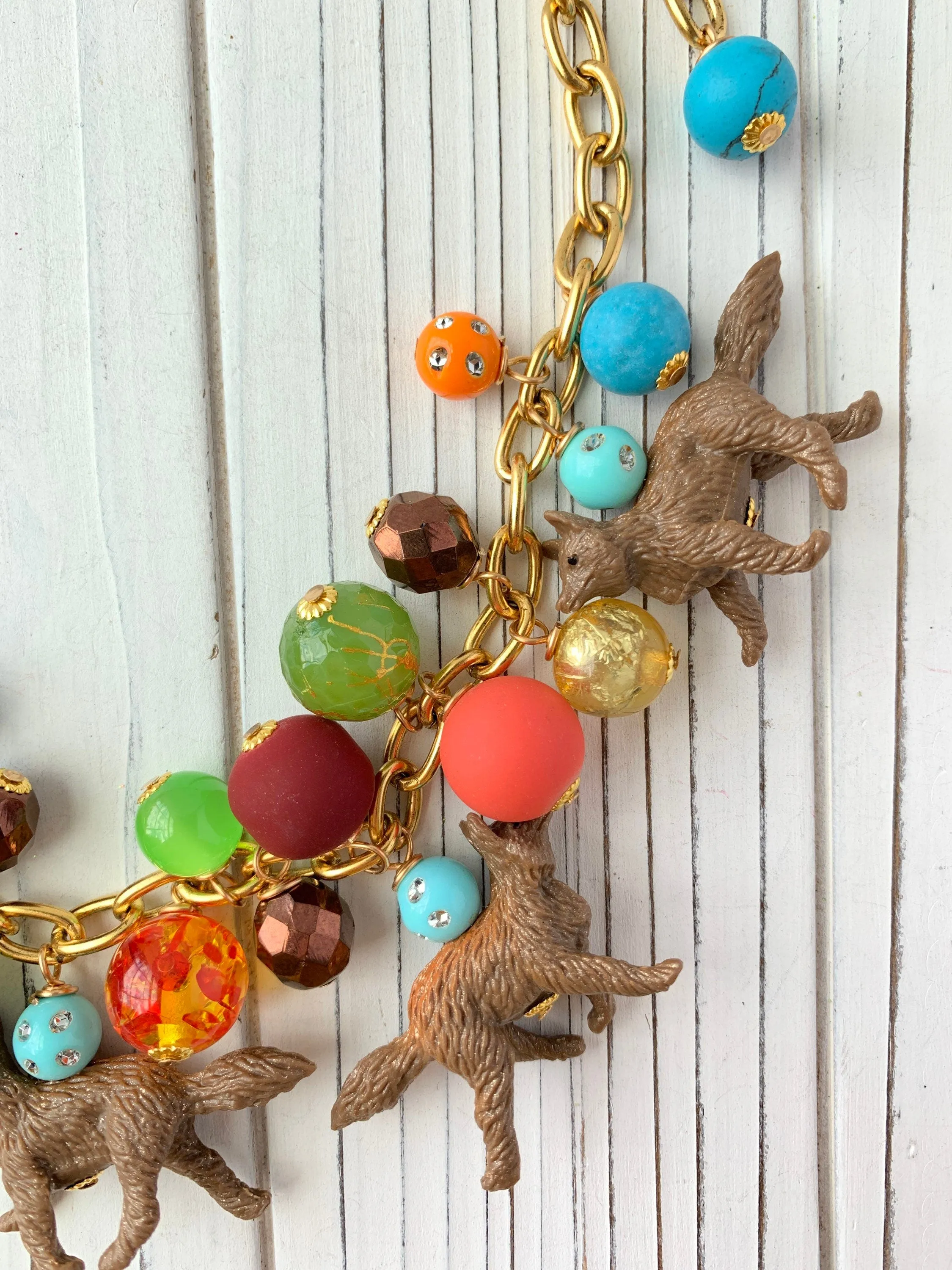 Foxy Bauble Charm Necklace