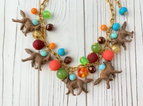 Foxy Bauble Charm Necklace