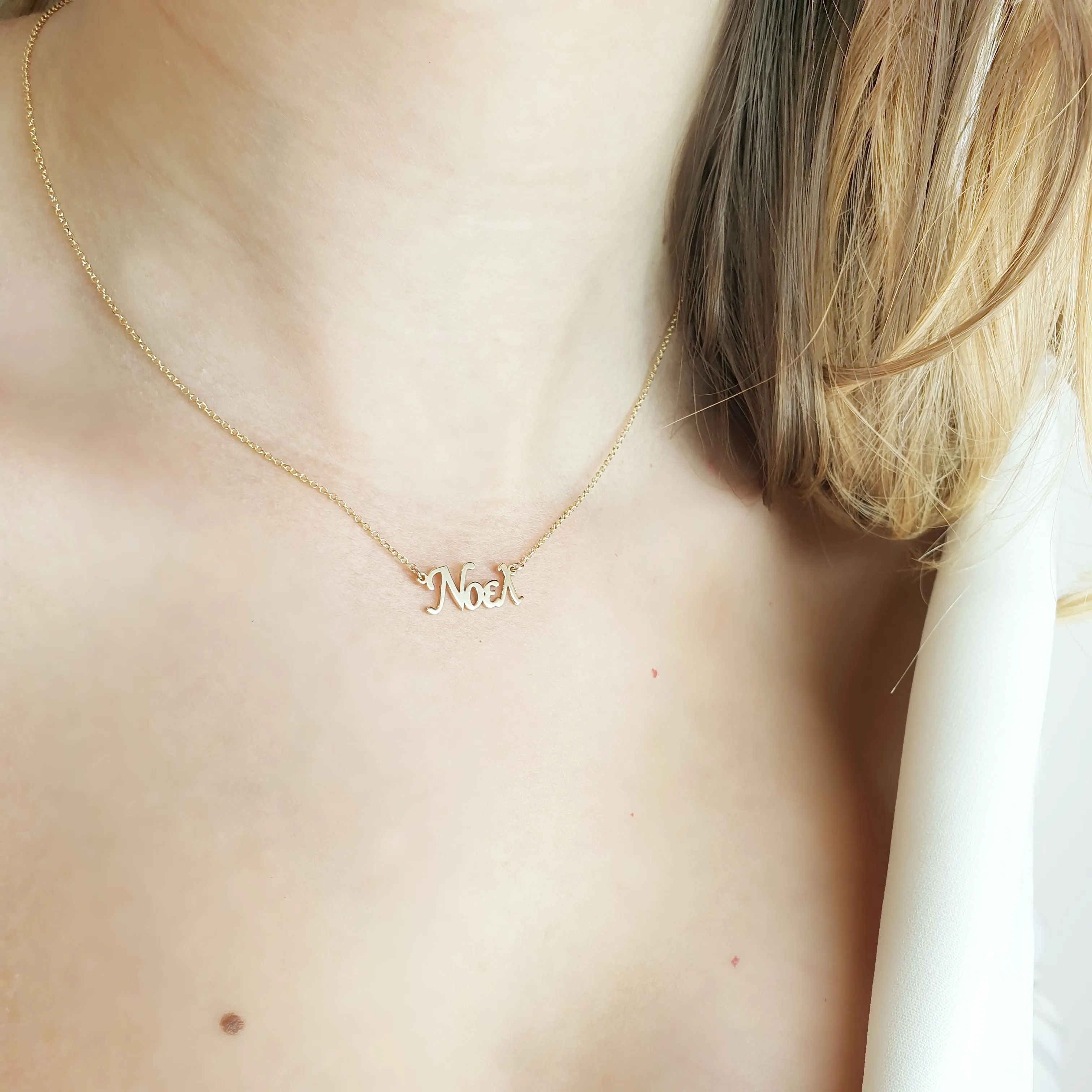 Gold Name Necklace