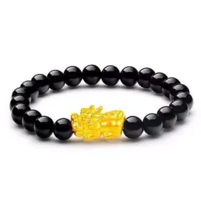 Gold Pixiu Men's And Women's Transfer Beads