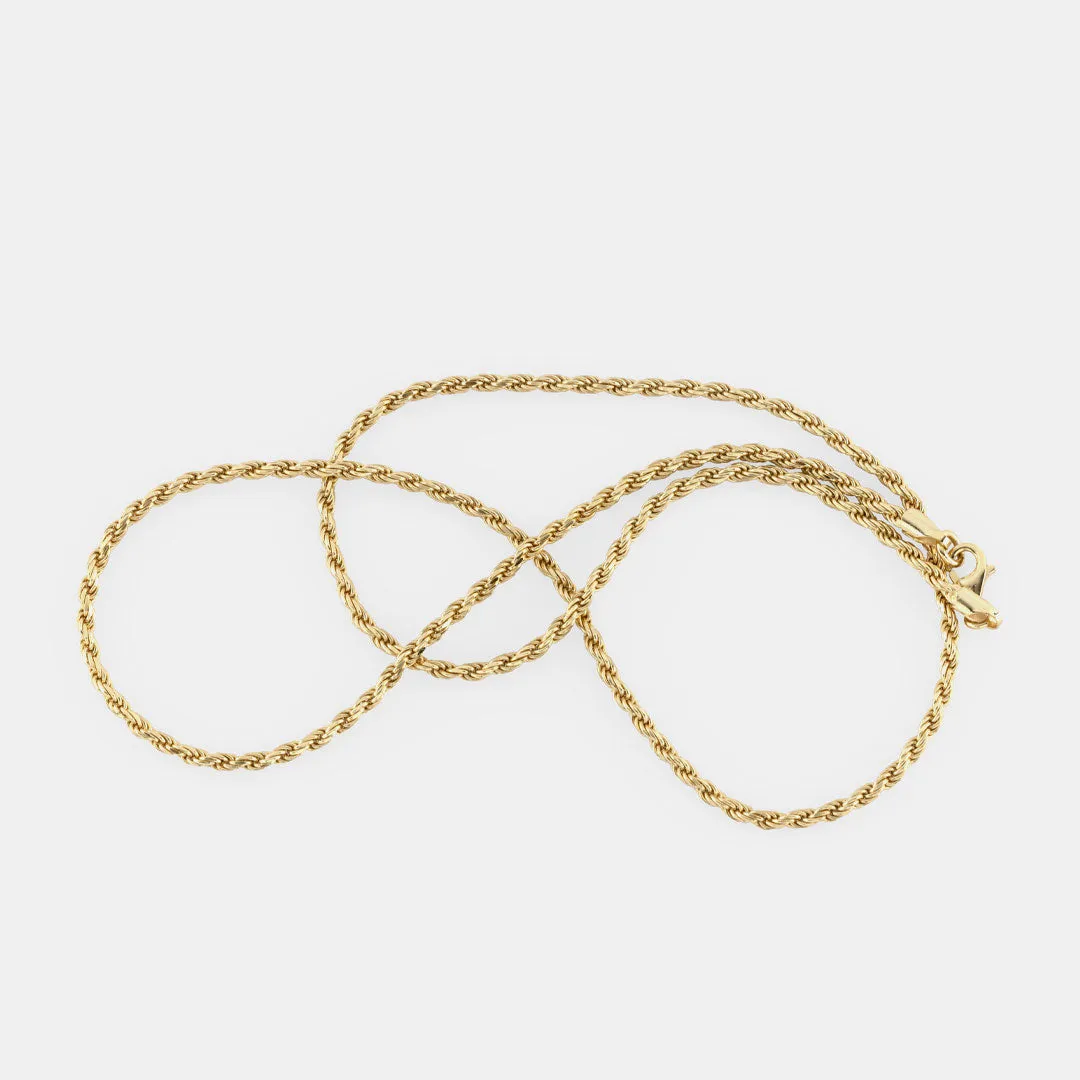 Gold Rope Necklace