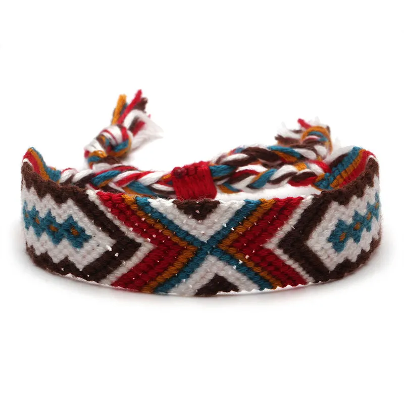 Hand woven adjustable National Style Bracelet