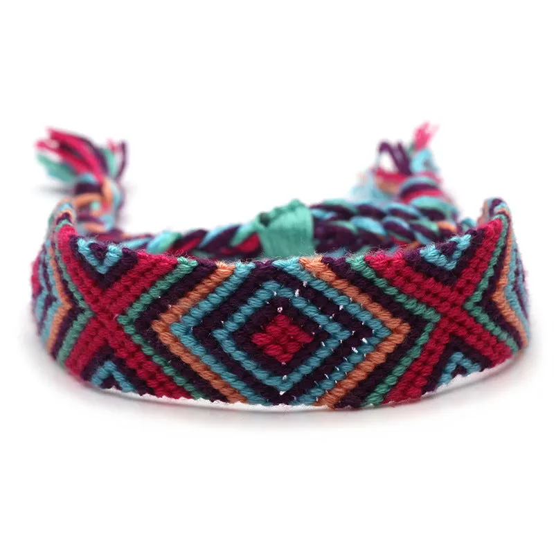 Hand woven adjustable National Style Bracelet