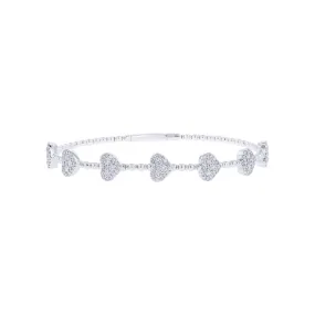 Heart on My Sleeve Diamond Bangle Bracelet