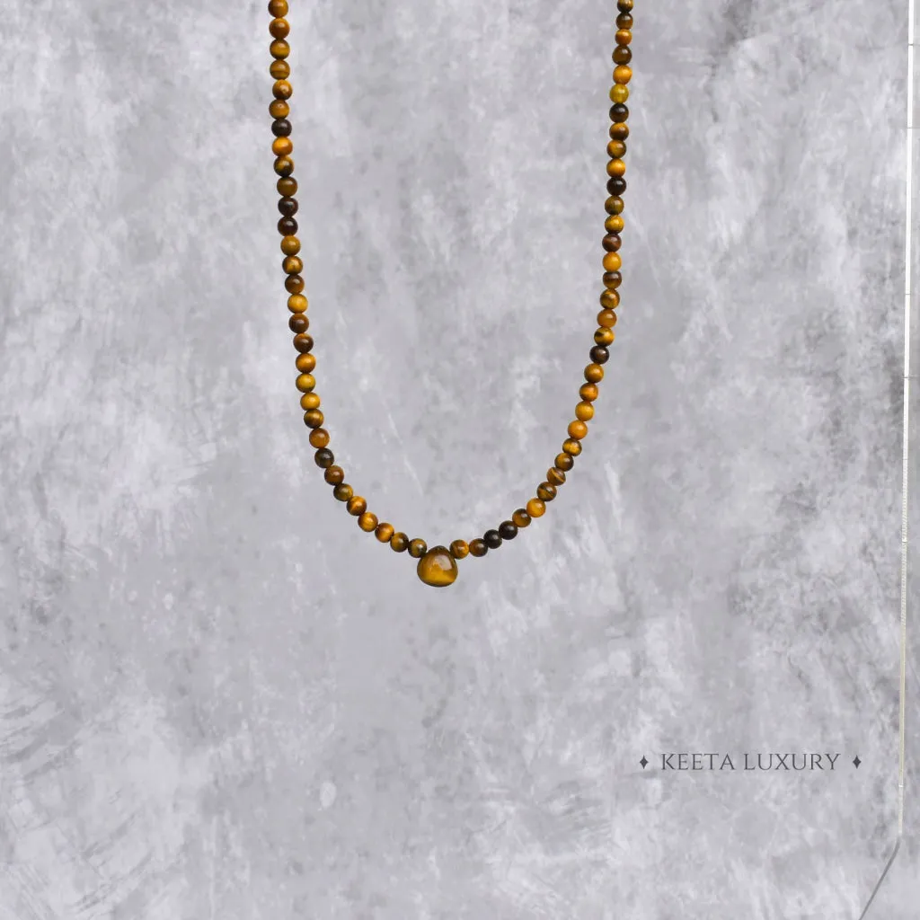 Heart - Tiger's Eye Necklace