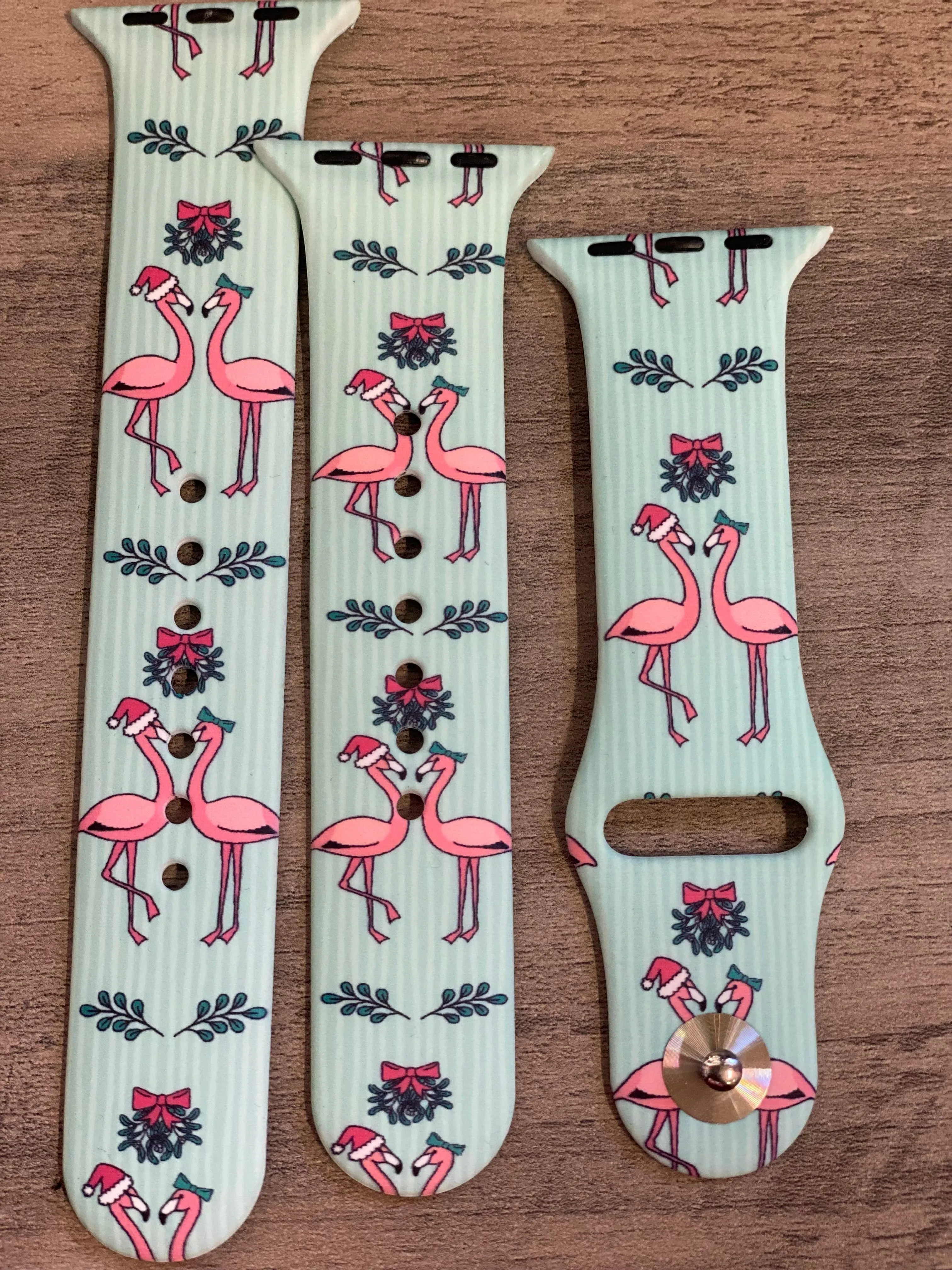 Holiday silicone Apple Watch bands