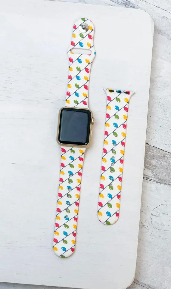 Holiday silicone Apple Watch bands