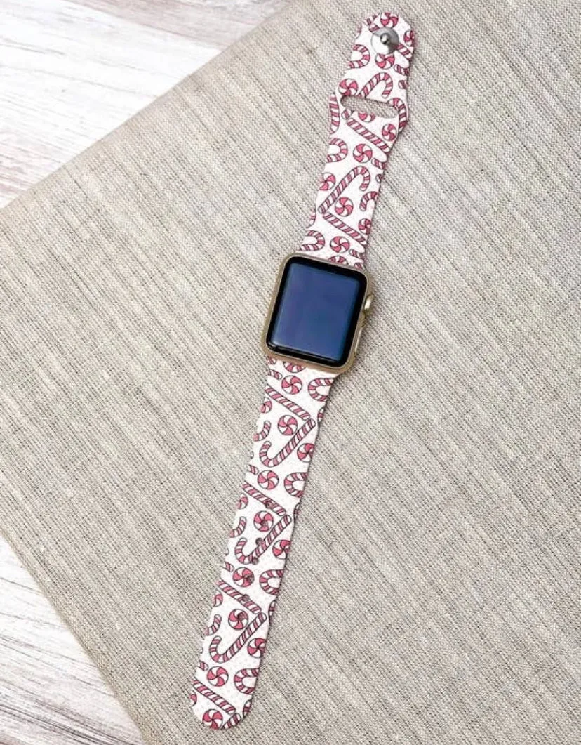 Holiday silicone Apple Watch bands