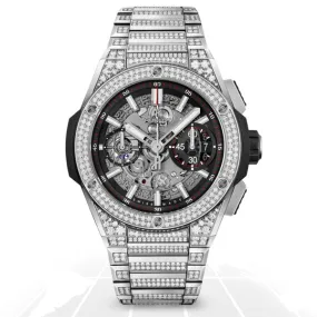 Hublot	Big Bang Integrated Titanium Pave	451.NX.1170.NX.3704