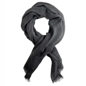 Indispensable Linen Wrap in Off-Black