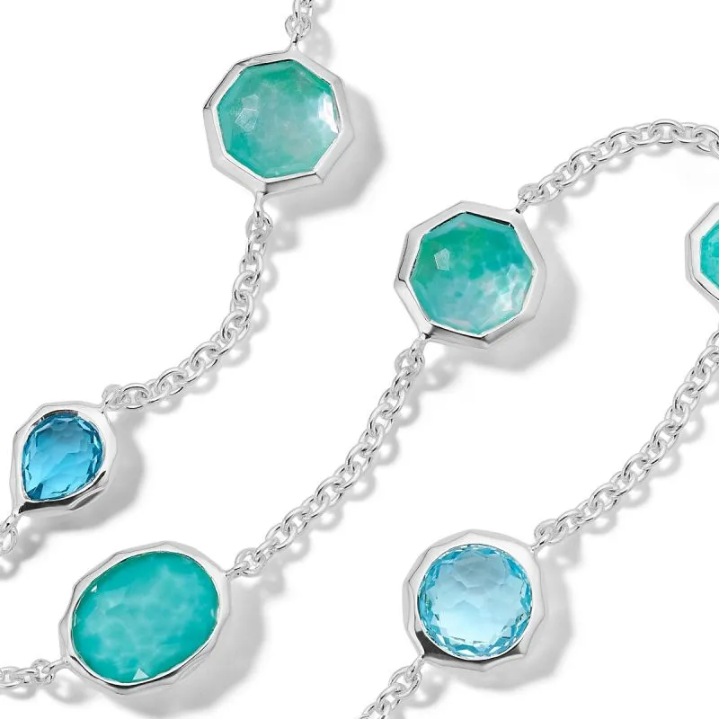 IPPOLITA Rock Candy® Sterling Silver Mini Station Necklace in Waterfall