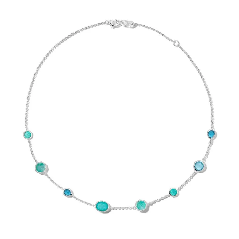 IPPOLITA Rock Candy® Sterling Silver Mini Station Necklace in Waterfall