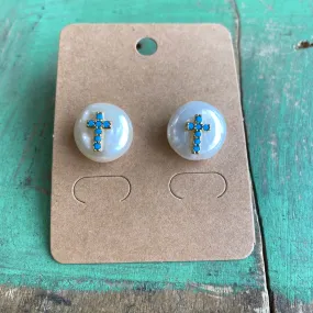 Jesus's Perfect Pearl Earrings