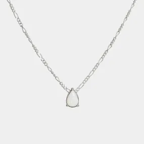 Léa Opal Teardrop Necklace