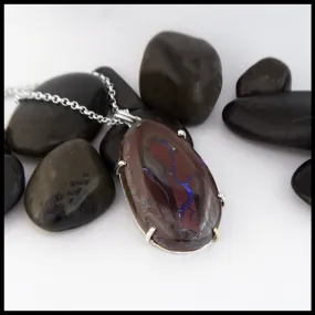 Large Boulder Opal Pendant