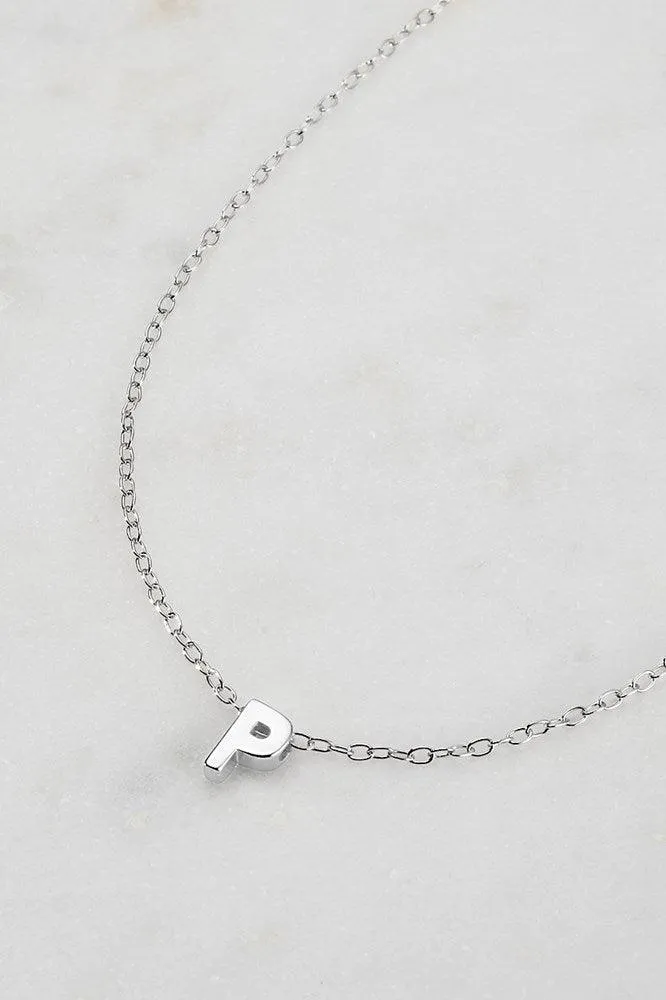 Letter Necklace P