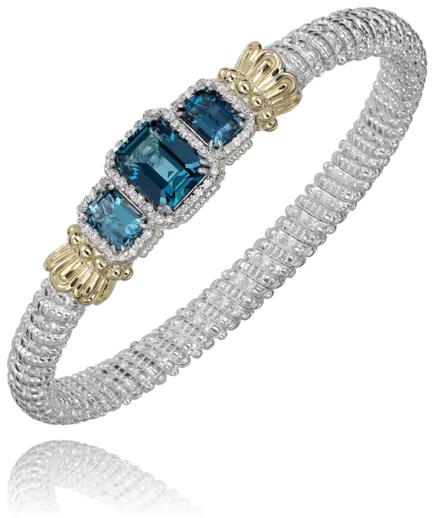 London Blue Topaz Diamond Bracelet