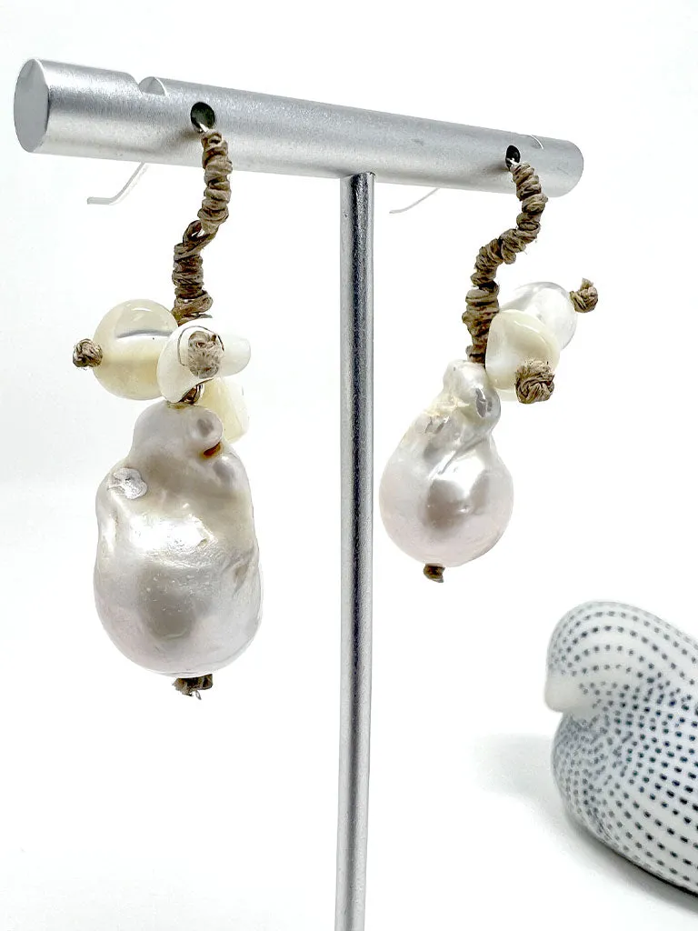 Luna Bianca Baroque Pearl Drops