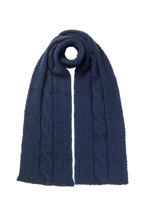 Luxe Cable Cashmere Scarf