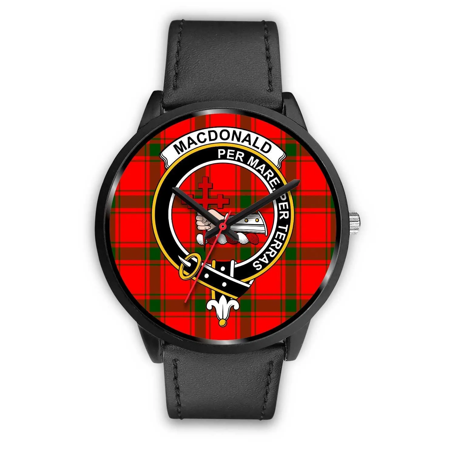 MacDonald Of Sleat Clan Badge Tartan Black Watch