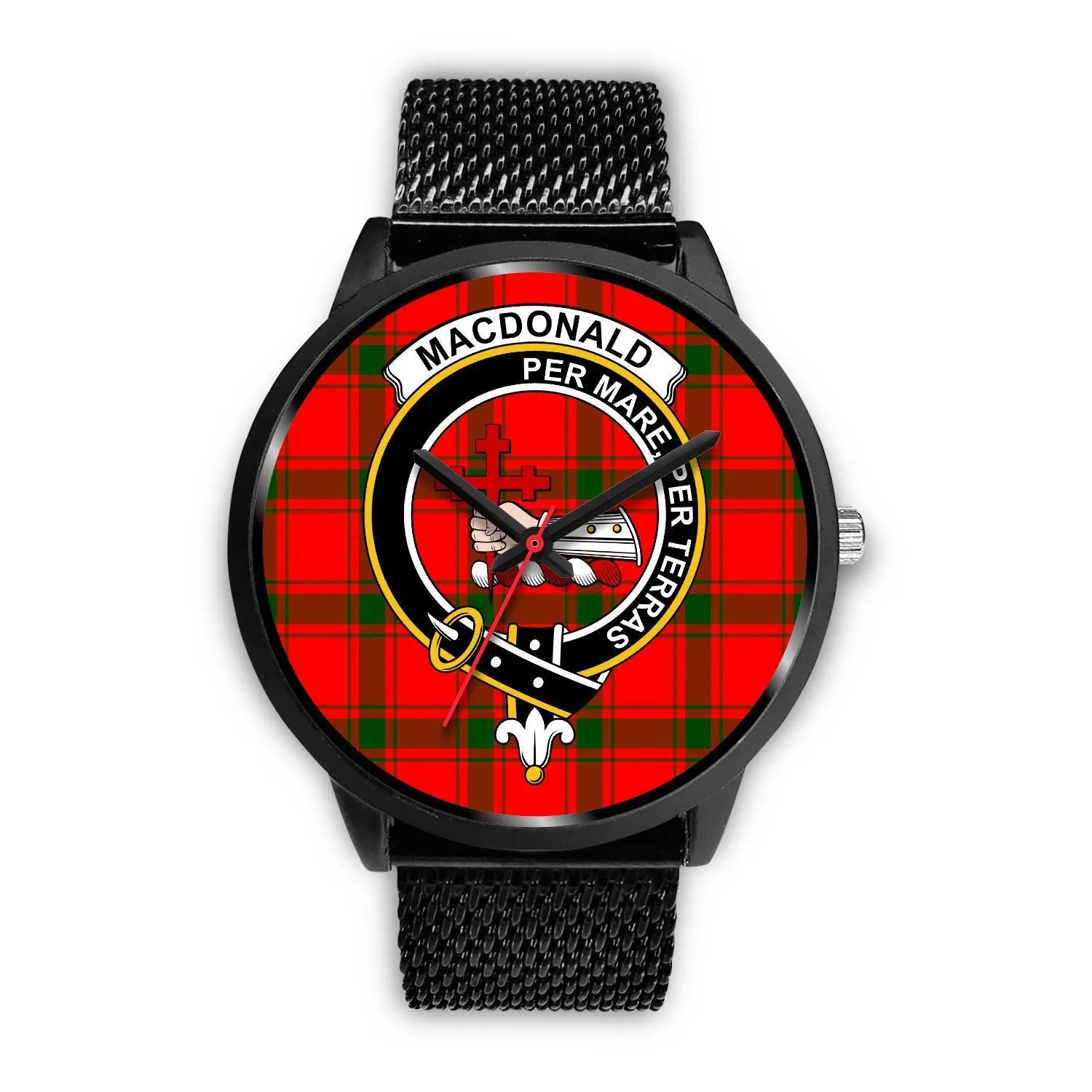 MacDonald Of Sleat Clan Badge Tartan Black Watch