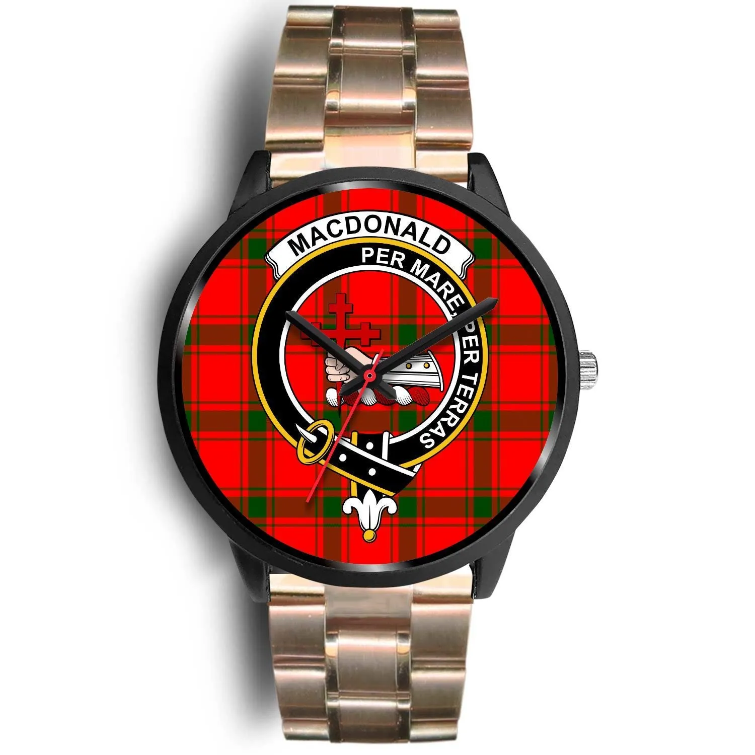 MacDonald Of Sleat Clan Badge Tartan Black Watch