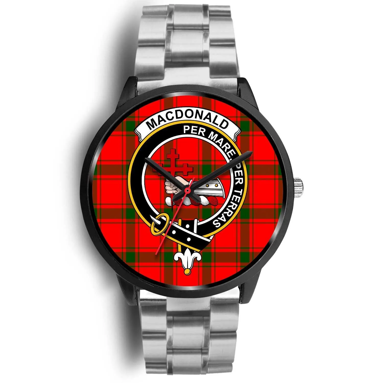 MacDonald Of Sleat Clan Badge Tartan Black Watch