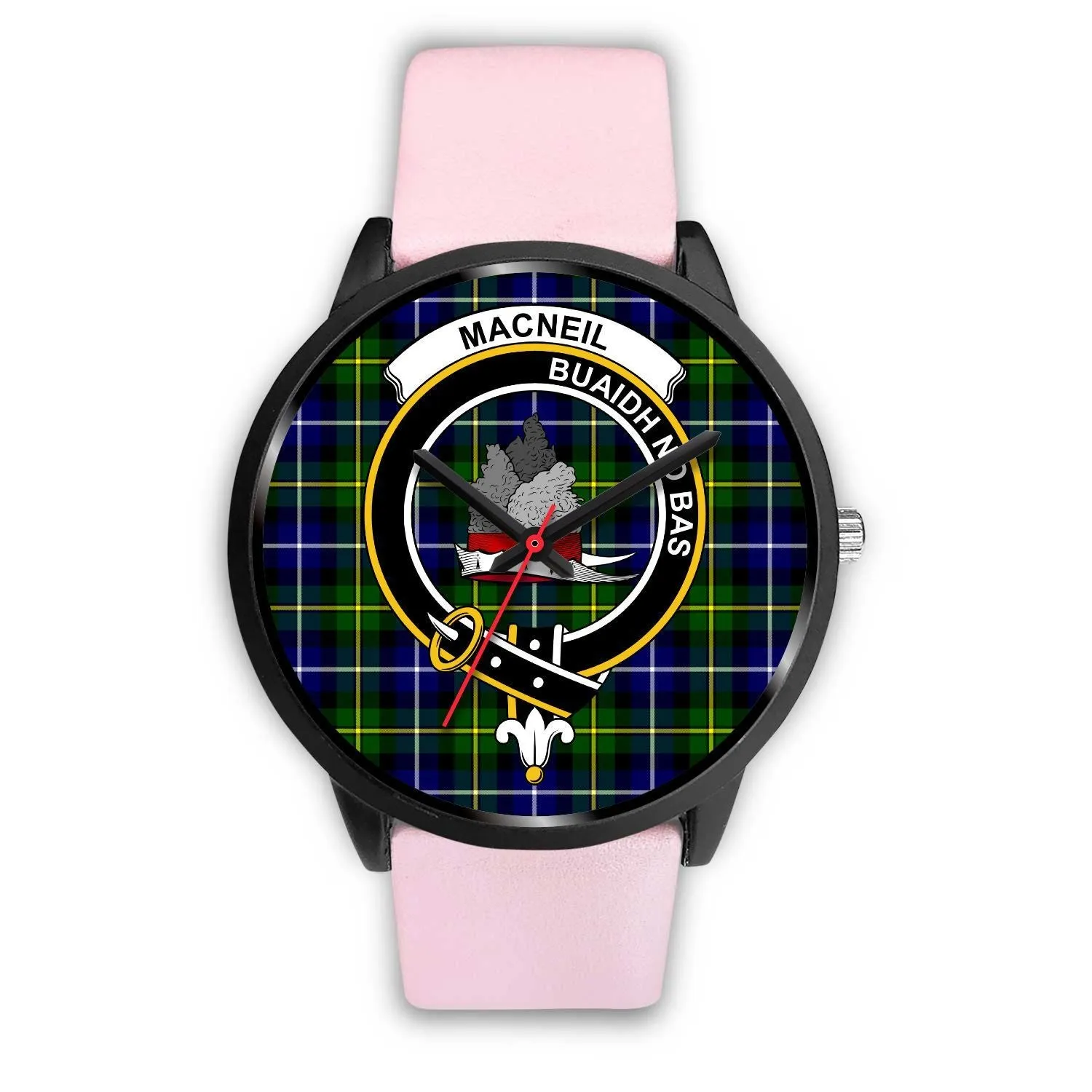 MacNeil Of Barra Clan Badge Tartan Black Watch