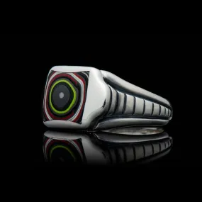 Men's Sleek Fordite Ring - Ring 8 FD