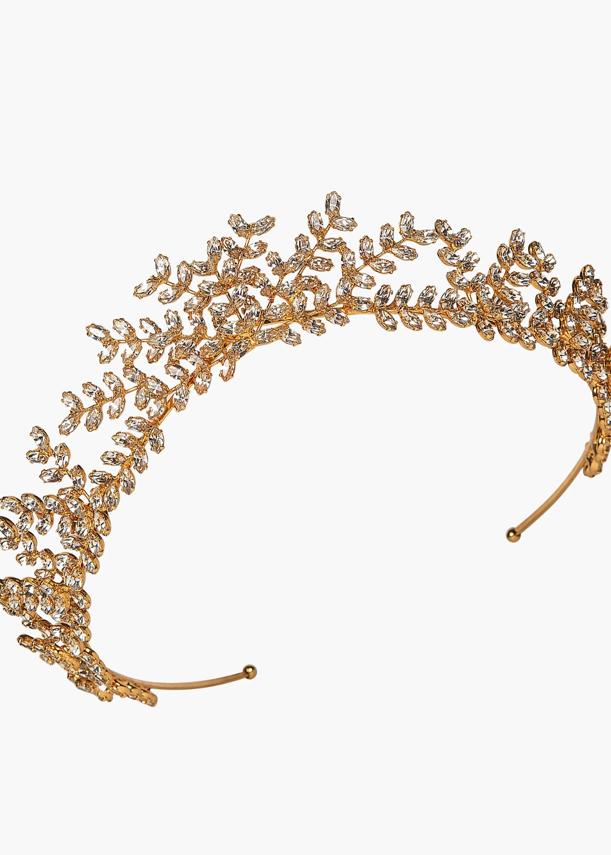 Mignonette Tiara -- Crystal Antique Gold