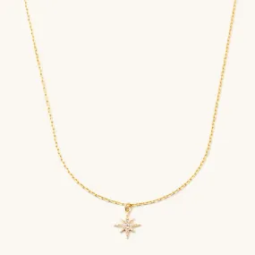 Mini Gold Starburst Necklace