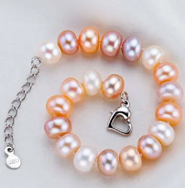 Mixed Color Freshwater Pearl Bracelet | Fashion Jewelry Wholesale