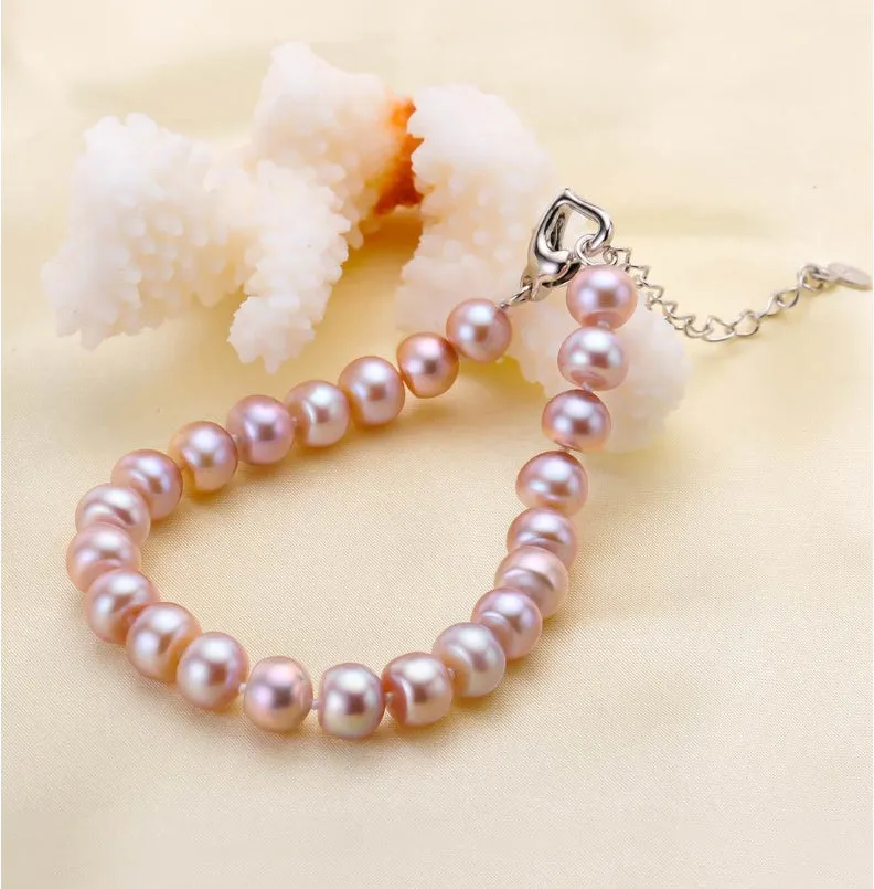 Mixed Color Freshwater Pearl Bracelet | Fashion Jewelry Wholesale