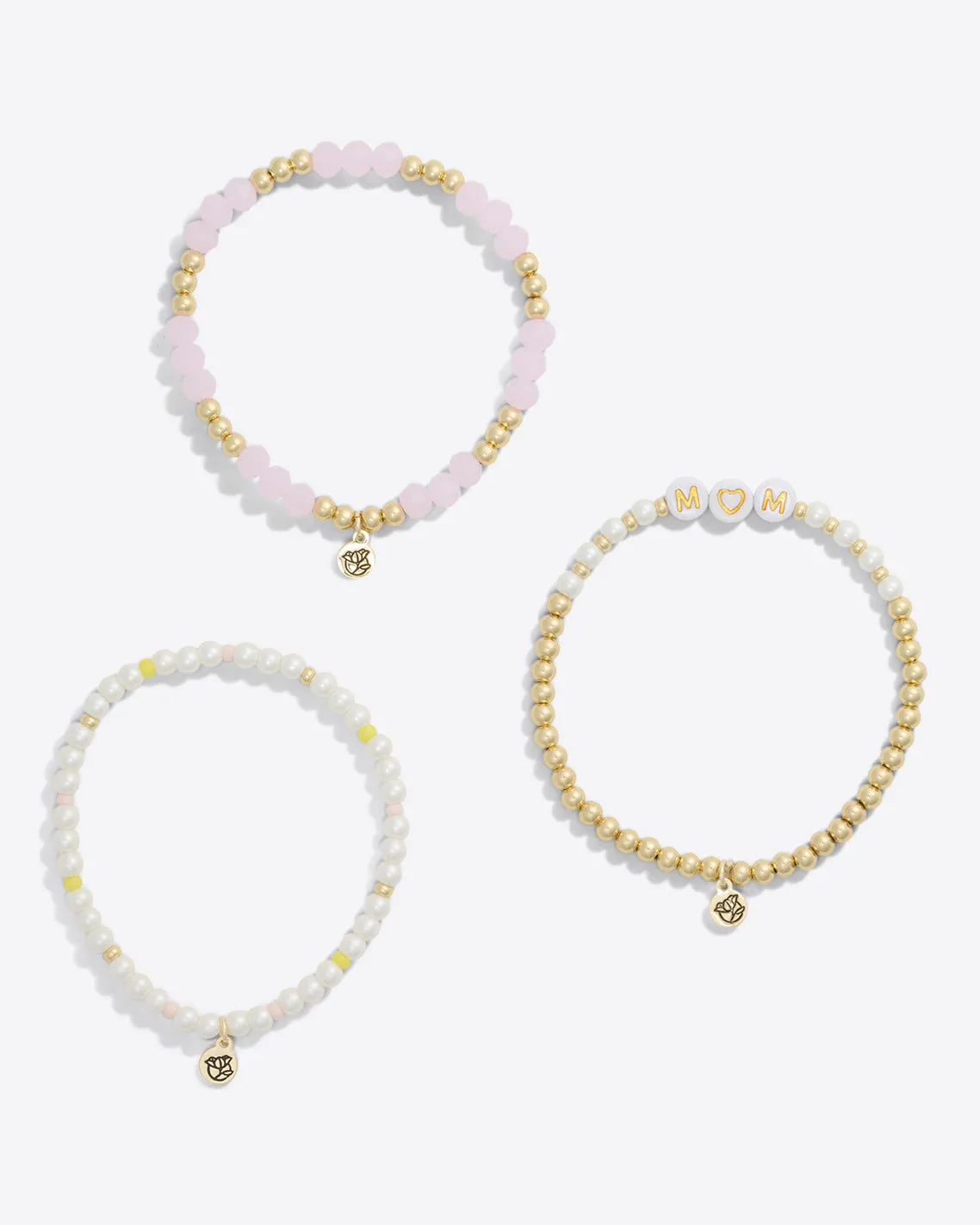 Mom Stretch Bracelet Trio