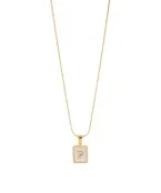 MOP Initial Necklace