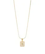 MOP Initial Necklace