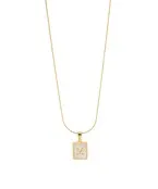 MOP Initial Necklace