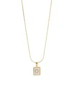 MOP Initial Necklace