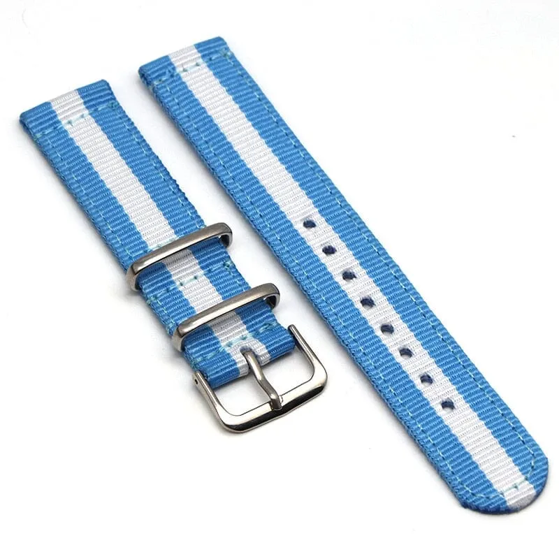 Nato Nylon Watch Straps Compatible with the Oppo Watch 41mm