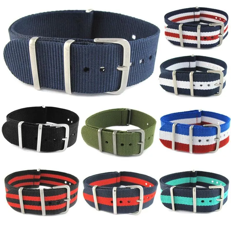 Nato Nylon Watch Straps Compatible with the Oppo Watch 41mm