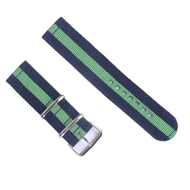 Nato Nylon Watch Straps Compatible with the Oppo Watch 41mm