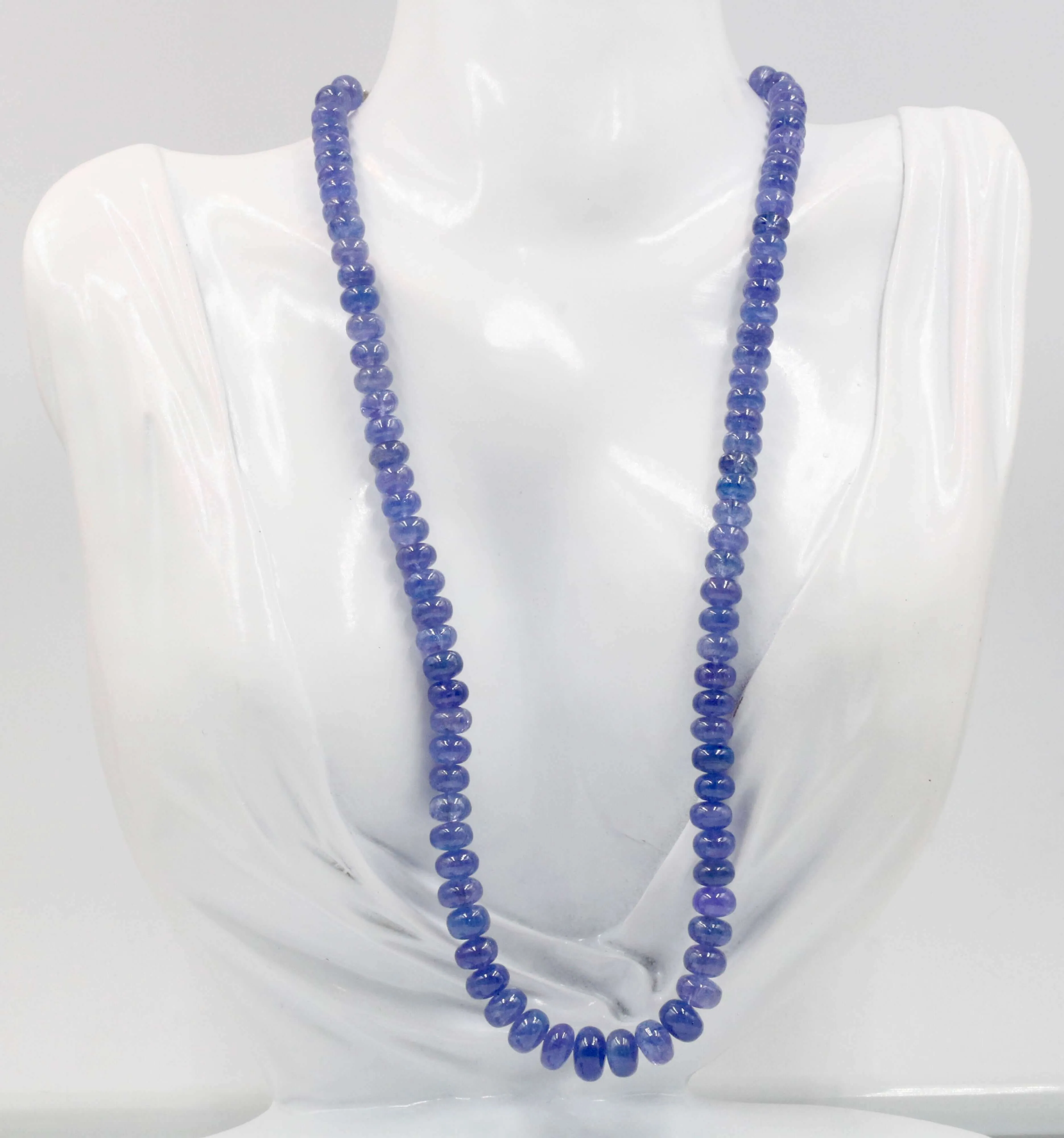 Natural Tanzanite Necklace Tanzanite Beaded Necklace December Birthstone Necklace Layered Necklace Multi Strand Necklace SKU 6141196