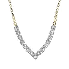 Necklace in 18k Gold with Diamonds