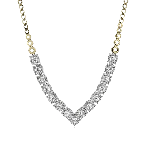 Necklace in 18k Gold with Diamonds