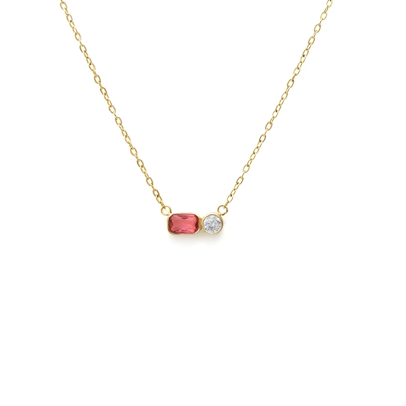 October Opal Birthstone Gift Set - Yellow Gold