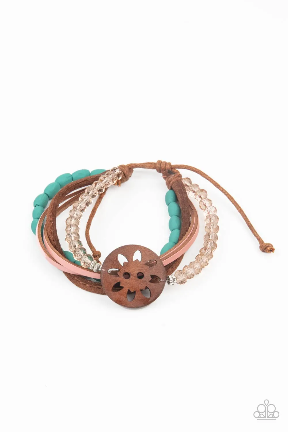 Open Door Jewelry - Desert Gallery - Blue Bracelet - Paparazzi Accessories