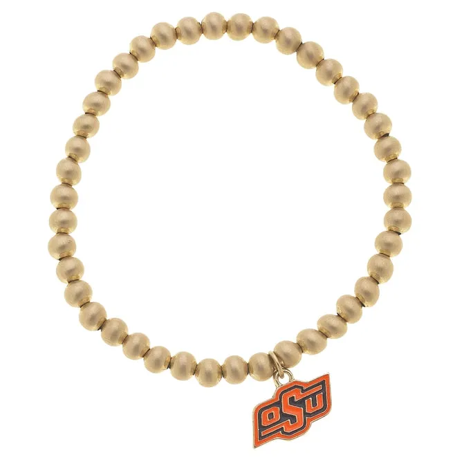 OSU Ball Bead Bracelet